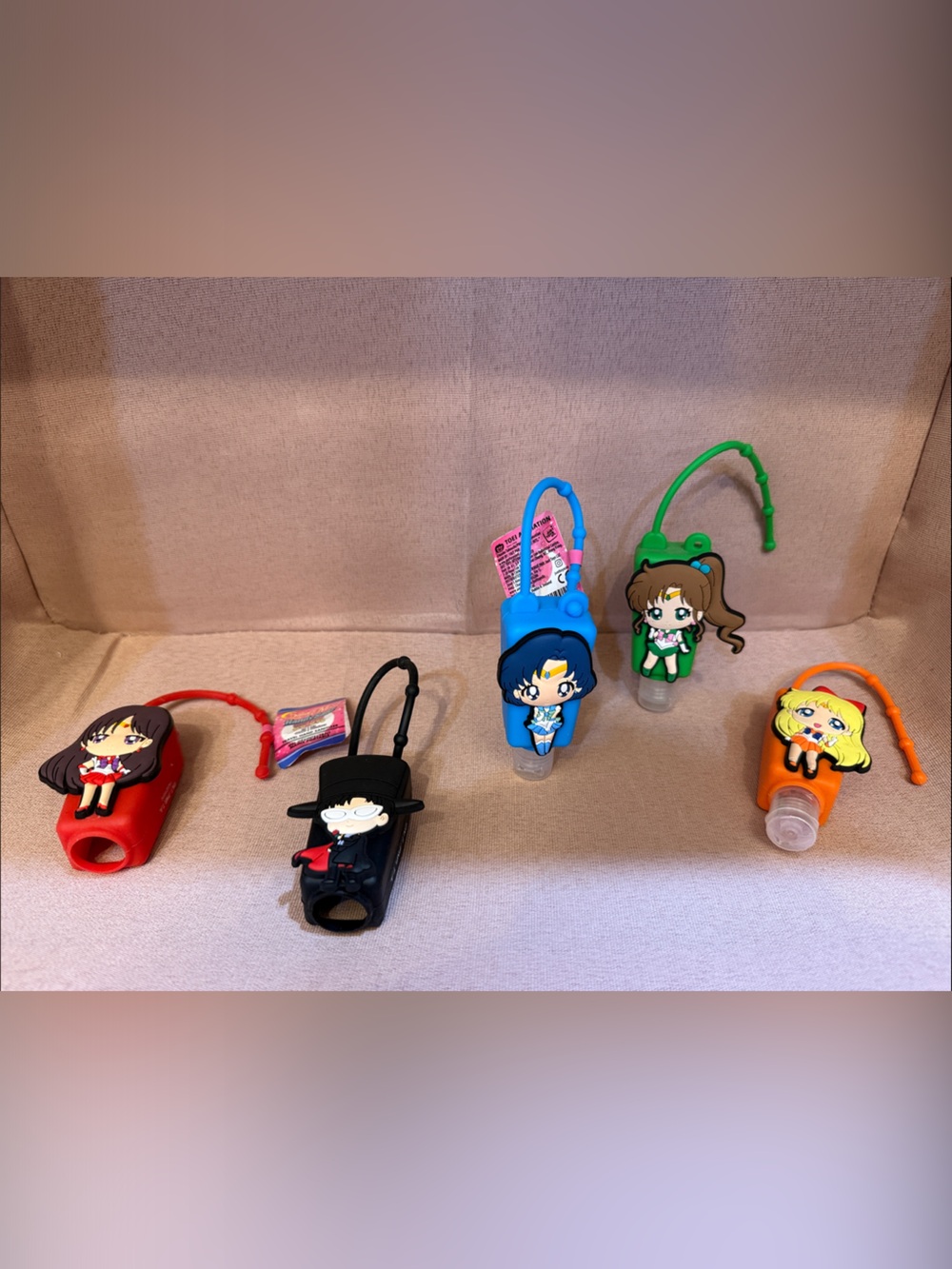Cute Sailor Moon Silicone Hand Sanitizer Holders